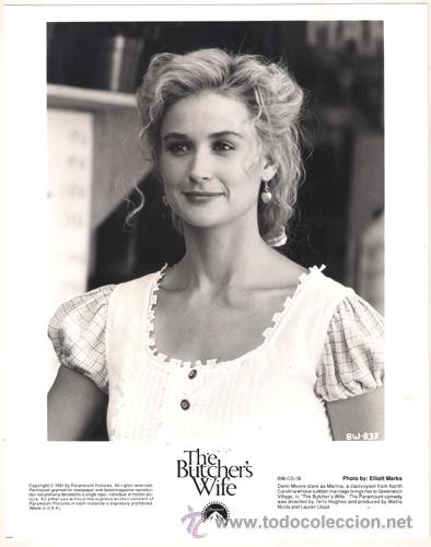 Cin&eacute;ma: FCJ 7409 DEMI MOORE THE BUTCHER'S WIFE FOTO B/N ORIGINAL AMERICANA