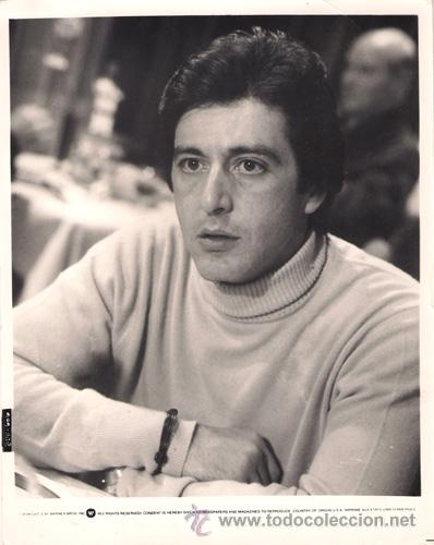 Kino: FCJ 7446 AL PACINO UN INSTANTE UNA VIDA FOTO B/N ORIGINAL AMERICANA