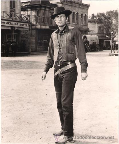 Cine: FCJ 13541D FESS PARKER LOS REBELDES DE KANSAS FOTO B/N ORIGINAL AMERICANA