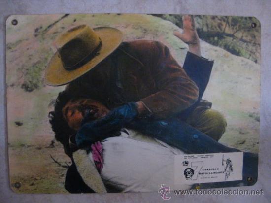 Cine: CARTON PELICULA. 7 SIETE CABALGAN HACIA LA MUERTE. ADA RODIER, GEORGE GRANDSON, LUC LITTLEROS.