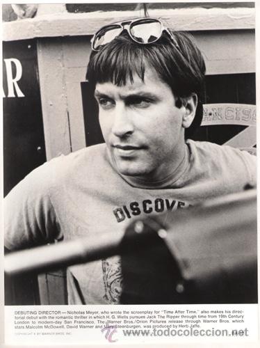 Cin&eacute;ma: FCJ 7530 NICHOLAS MEYER LOS PASAJEROS DEL TIEMPO DIRECTOR FOTO B/N ORIGINAL AMERICANA