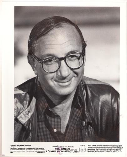 Cin&eacute;ma: FCJ 7532 NEIL SIMON SOY TU HIJA, TE ACUERDAS FOTO B/N ORIGINAL AMERICANA
