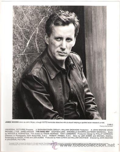 Cin&eacute;ma: FCJ 7576 JAMES WOODS COLEGAS A LA FUERZA FOTO B/N ORIGINAL AMERICANA