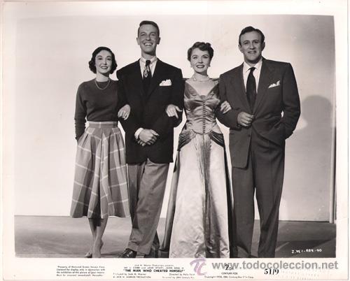 Cine: FCJ 7609 LEE J COBB JOHN DALL JANE WYATT THE MAN WHO CHEATED HIMSELF FOTO B/N ORIGINAL AMERICANA