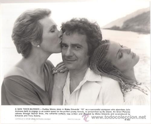 Cin&eacute;ma: FCJ 7631 JULIE ANDREWS DUDLEY MOORE BO DEREK DIEZ LA MUJER PERFECTA FOTO B/N ORIGINAL AMERICANA