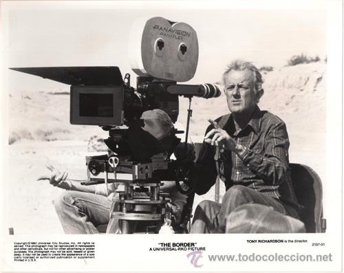 Cin&eacute;ma: FCJ 7656 TONY RICHARDSON LA FRONTERA DIRECTOR FOTO B/N ORIGINAL AMERICANA