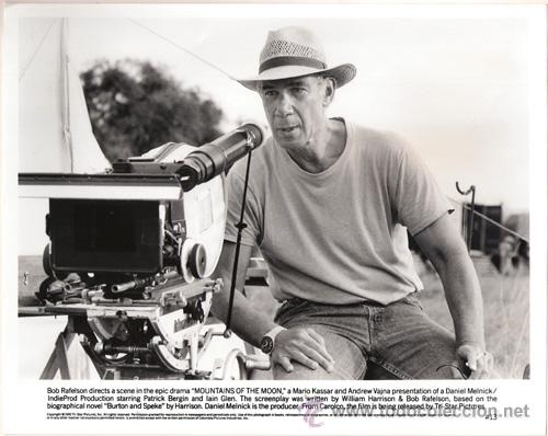 Cin&eacute;ma: FCJ 7658 BOB RAFELSON LAS MONTA&Ntilde;AS DE LA LUNA DIRECTOR FOTO B/N ORIGINAL AMERICANA