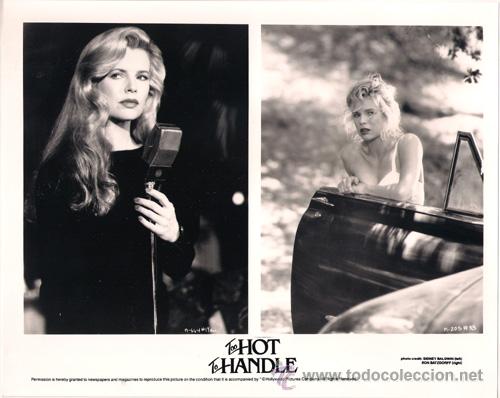 Cin&eacute;ma: FCJ 7678 KIM BASINGER ELLA SIEMPRE DICE SI FOTO B/N ORIGINAL AMERICANA