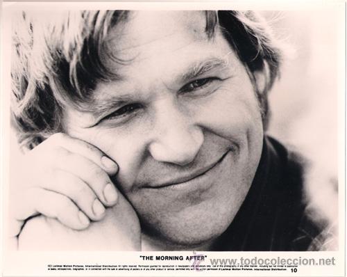 Cin&eacute;ma: FCJ 7693 JEFF BRIDGES A LA MA&Ntilde;ANA SIGUIENTE FOTO B/N ORIGINAL AMERICANA