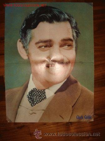 Cine: Poster de Glark Gable, en .