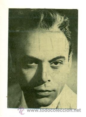 Cine: HERBERT LOM  - FOTO POSTAL  REGALO DE LA REVISTA FLORITA