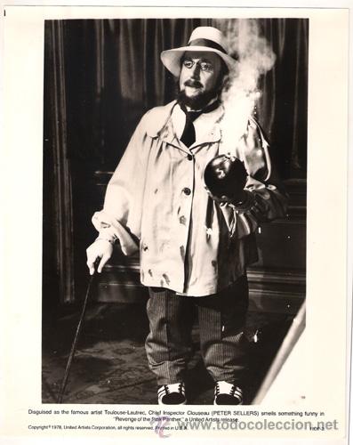 Cine: F4756 PETER SELLERS LA VENGANZA DE LA PANTERA ROSA FOTO B/N ORIGINAL AMERICANA