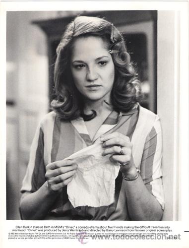 Kino: F4802 ELLEN BARKIN DINER FOTO B/N ORIGINAL AMERICANA