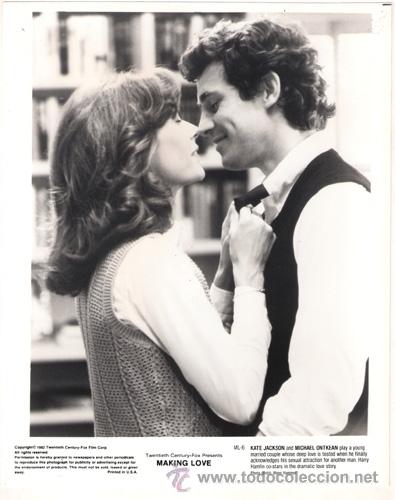 Cine: F4968 MICHAEL ONTKEAN KATE JACKSON SU OTRO AMOR FOTO B/N ORIGINAL AMERICANA