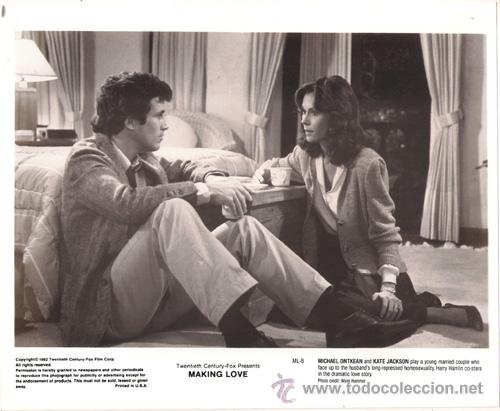 Cine: F4976 MICHAEL ONTKEAN KATE JACKSON SU OTRO AMOR FOTO B/N ORIGINAL AMERICANA