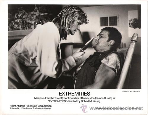 Kino: F4977 FARRAH FAWCETT MAJORS JAMES RUSSO EXTREMITIES LA HUMILLACION FOTO B/N ORIGINAL AMERICANA