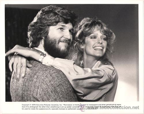 Kino: F4991 FARRAH FAWCETT MAJORS JEFF BRIDGES ALGUIEN MATO A SU MARIDO FOTO B/N ORIGINAL AMERICANA
