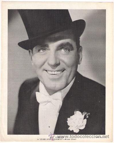 Cin&eacute;ma: F5019 PAT O'BRIEN STARS OVER BROADWAY FOTO B/N ORIGINAL AMERICANA