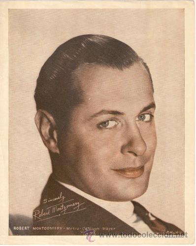 Cine: F28312D ROBERT MONTGOMERY FOTO ORIGINAL AMERICANA
