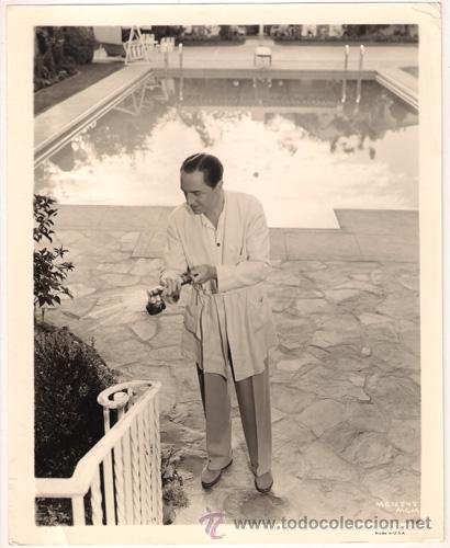 Cine: F35492 WILLIAM POWELL FOTO B/N ORIGINAL AMERICANA
