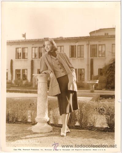 Cine: F28291D MARSHA HUNT FOTO B/N ORIGINAL AMERICANA