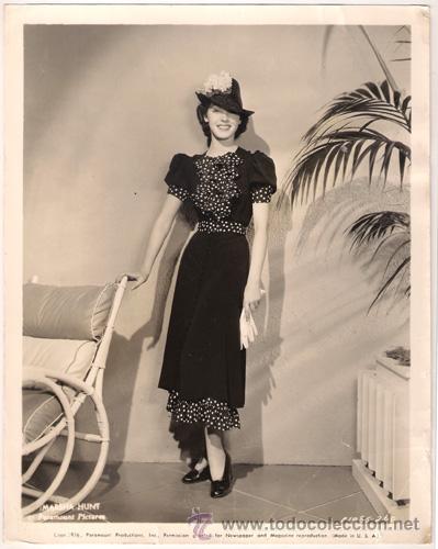 Cine: F28279D MARSHA HUNT FOTO B/N ORIGINAL AMERICANA