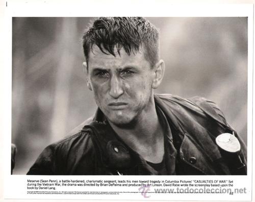 Cin&eacute;ma: FCJ 7906 SEAN PENN CORAZONES DE HIERRO FOTO B/N ORIGINAL AMERICANA
