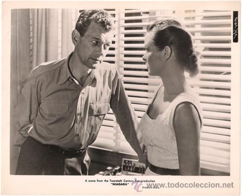 Cin&eacute;ma: FCJ 11282D JOSEPH COTTEN JEAN PETERS NIAGARA FOTO B/N ORIGINAL AMERICANA