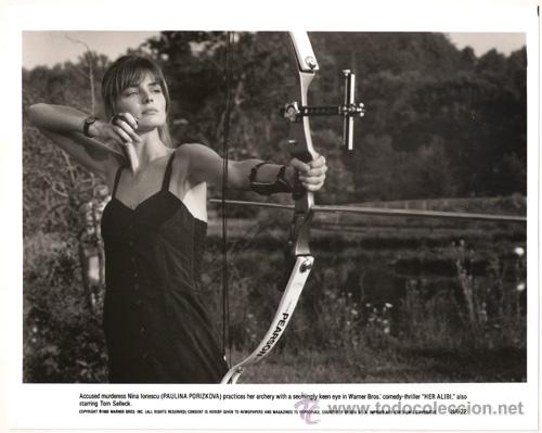Cin&eacute;ma: FCJ 7966 PAULINA PORIZKOVA SU COARTADA FOTO B/N ORIGINAL AMERICANA