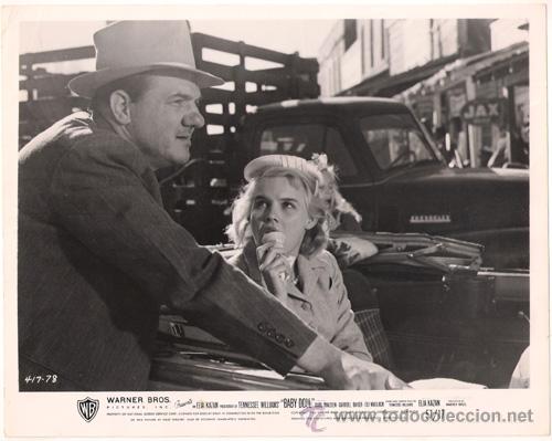 Cin&eacute;ma: FCJ 12722D CARROLL BAKER KARL MALDEN BABY DOLL FOTO B/N ORIGINAL AMERICANA