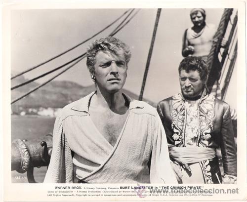 Cin&eacute;ma: FCJ 13059D BURT LANCASTER LESLIE BRADLEY EL TEMIBLE BURLON FOTO B/N ORIGINAL AMERICANA