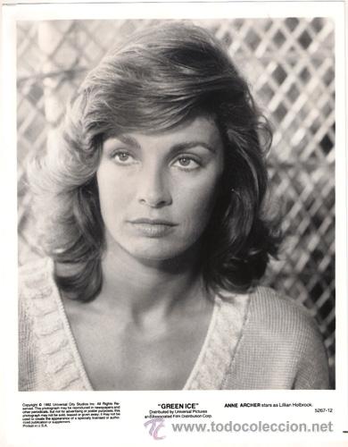 Cine: FCJ 8084 ANNE ARCHER HIELO VERDE FOTO B/N ORIGINAL AMERICANA