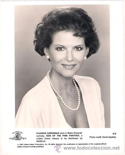 Cine: FCJ 8087 CLAUDIA CARDINALE EL HIJO DE LA PANTERA ROSA FOTO B/N ORIGINAL AMERICANA
