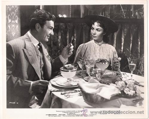 Cine: FCJ 8148 JENNIFER JONES EDDIE ALBERT CARRIE FOTO B/N ORIGINAL AMERICANA
