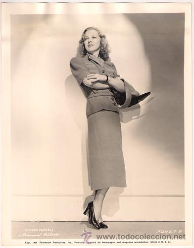 Cine: FCJ 13046D GLENDA FARRELL PARAISO ROBADO FOTO B/N ORIGINAL AMERICANA
