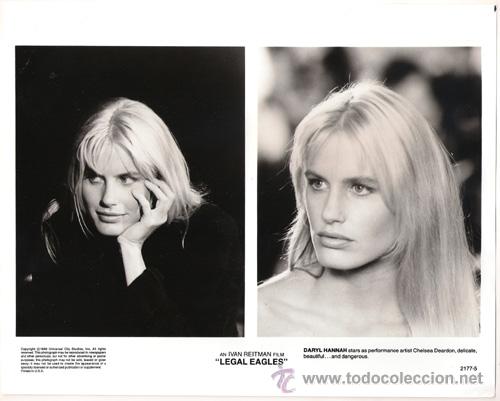 Cin&eacute;ma: FCJ 8168 DARYL HANNAH PELIGROSAMENTE JUNTOS FOTO B/N ORIGINAL AMERICANA