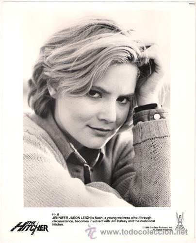 Kino: FCJ 8196 JENNIFER JASON LEIGH CARRETERA AL INFIERNO FOTO B/N ORIGINAL AMERICANA