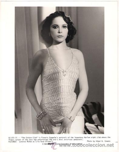 Cine: FCJ 8207 LONETTE MACKEE COTTON CLUB FOTO B/N ORIGINAL AMERICANA