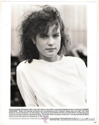 Kino: FCJ 8208 ELIZABETH MCGOVERN JOHNNY EL GUAPO FOTO B/N ORIGINAL AMERICANA