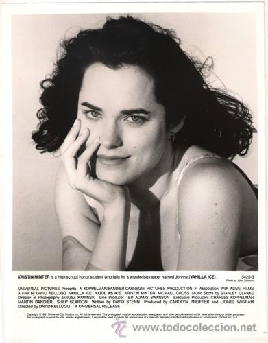 Cin&eacute;ma: FCJ 8211 KRISTIN MINTER COOL AS ICE FOTO B/N ORIGINAL AMERICANA