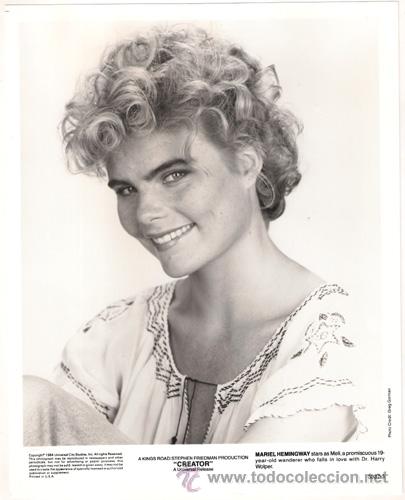 Cine: FCJ 8276 MARIEL HEMINGWAY CREATOR FOTO B/N ORIGINAL AMERICANA