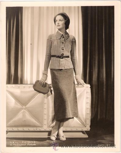 Cine: F27917D GAIL PATRICK FOTO B/N ORIGINAL AMERICANA