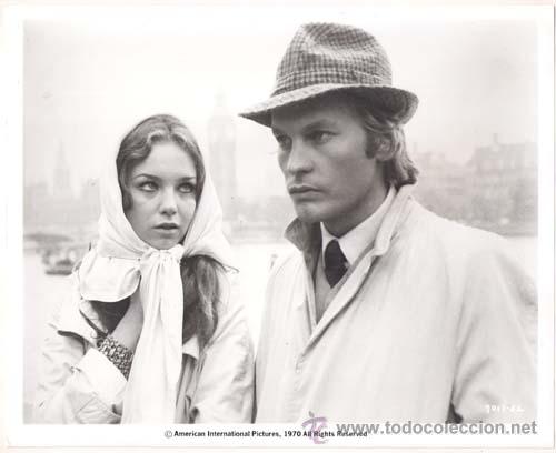 Kino: F28720D HELMUT BERGER MARGARET LEE EL RETRATO DE DORIAN GRAY FOTO B/N ORIGINAL AMERICANA