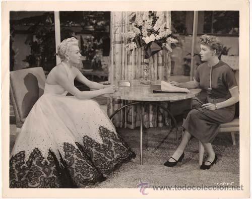 Cinema: F5162 LANA TURNER JEAN HAGEN MI AMOR BRASILE&Ntilde;O FOTO B/N ORIGINAL AMERICANA