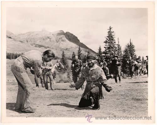 Cine: F5253 CLARK GABLE MAS ALLA DEL MISSOURI INDIOS FOTO B/N ORIGINAL AMERICANA