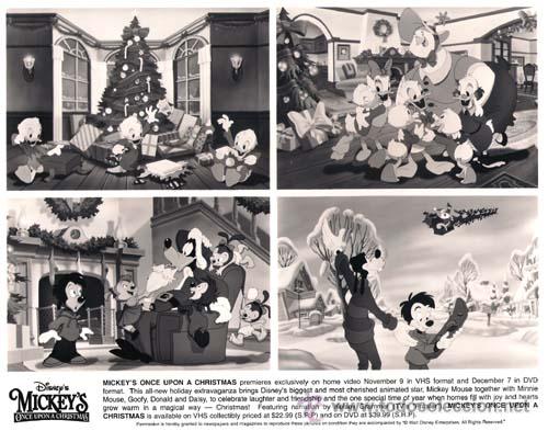 Kino: F5289 MICKEY'S ONCE UPON A CHRISTMAS WALT DISNEY FOTO B/N ORIGINAL AMERICANA