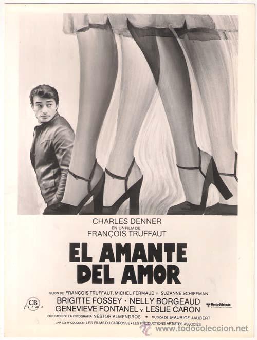 Cinema: F5371 EL AMANTE DEL AMOR TRUFFAUT FOTO B/N ORIGINAL ESPA&Ntilde;OLA