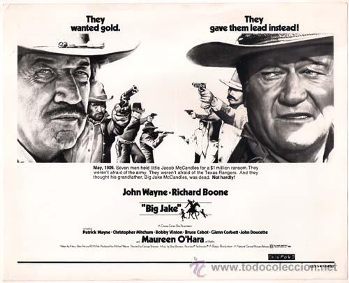 Cinema: F5464 EL GRAN JACK JOHN WAYNE FOTO B/N ORIGINAL AMERICANA