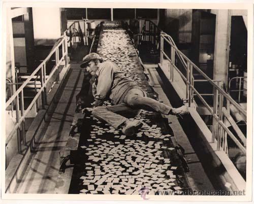 Cine: F26747D CHARLTON HESTON CUANDO EL DESTINO NOS ALCANCE FOTO B/N ORIGINAL ESPA&Ntilde;OLA