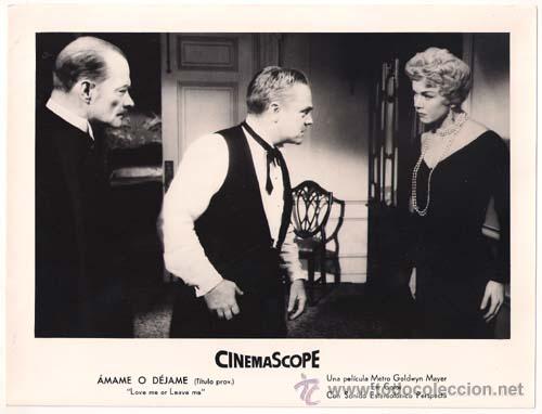 Cine: F5702 DORIS DAY JAMES CAGNEY LOVE ME OR LEAVE ME FOTO B/N ORIGINAL ESPA&Ntilde;OLA